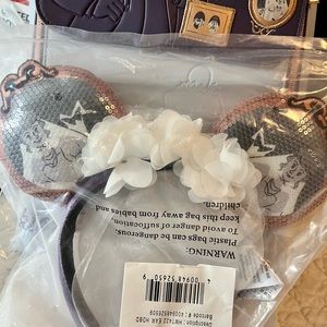 Disney Haunted Mansion Kiss the Bride Backpack Matching Bride Ears Brand New
